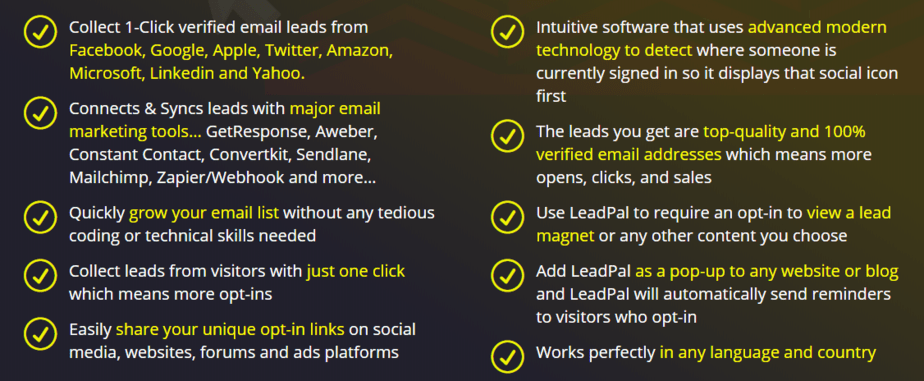Leadpal review features