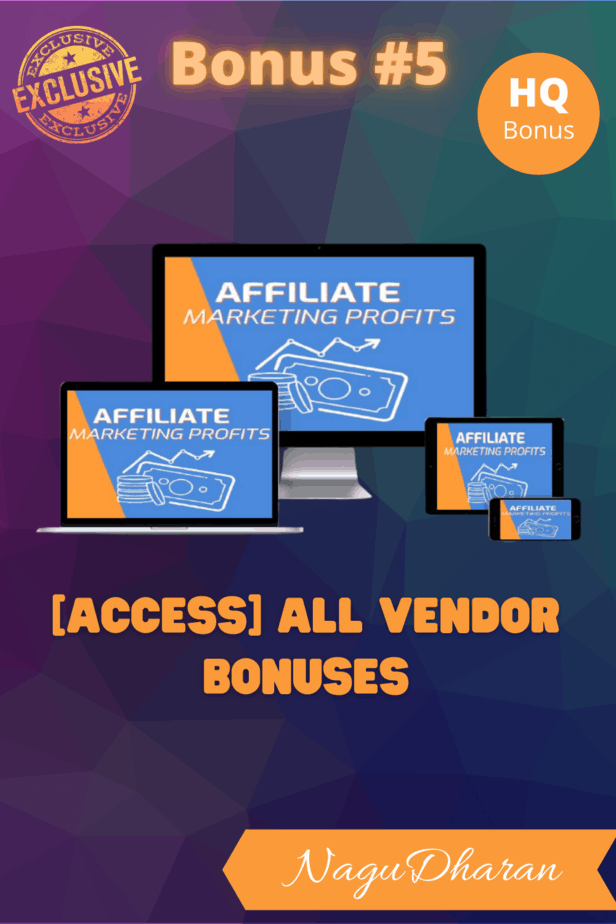 Affiliate Marketing Profits Bonus 5