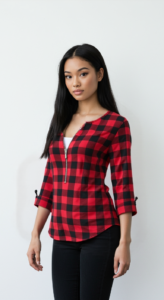 Virtual try on clothes from flat product image